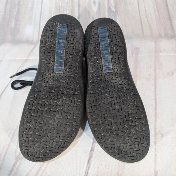 Birkenstock Black Leather Lace-Up Shoes Oxford Style - Picture 8 of 8